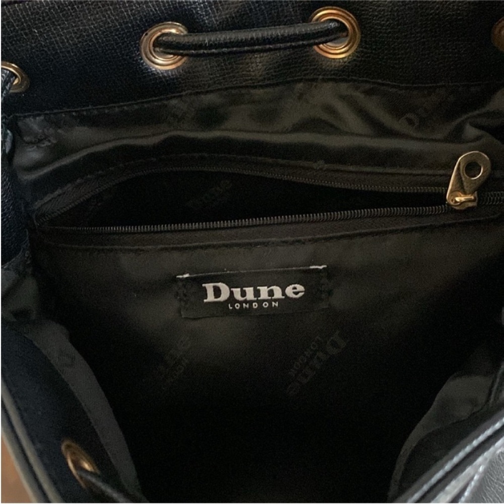 Dune London Backpack Black Leopard Accent - Picture 9 of 14